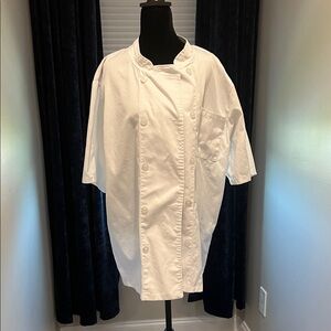 Men's White Double-Breasted Chef’s Coat